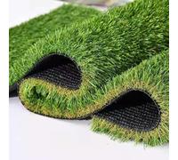 Gazon Artificiel 15mm de Haut Tapis Gazon Gazon Synthétique Haute Densité Fausse Herbe for Jardin Patio Balcon (Color : Green, Size : 2x0.5m(6.56x1.64ft))