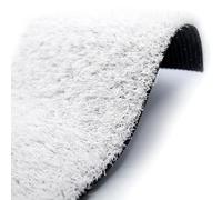 Gazon artificiel classé feu - Blanc - 22 mm - Rouleau de 2m x 8m