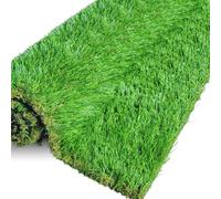 Gazon artificiel de 30 mm - Gazon artificiel haute densité respectueux des animaux de compagnie pour jardin, balcon, terrasse | Résistant aux UV | Gazon à faible entretien (4 m x 1 m)