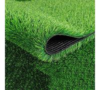 Gazon artificiel de qualité supérieure avec trous de drainage. Tapis de gazon synthétique durable pour jardin intérieur et extérieur. Tapis de gazon pour une durabilité et une esthétique amé