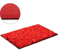 Gazon artificiel FIRE rouge dimensions finies rouge 100x200 cm
