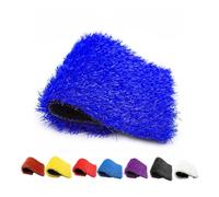 Gazon Artificiel Gazon Synthétique D'extérieur Anti-chute Avec Support En Caoutchouc Drainant Pour Jardins, Terrains, Golfs Et Parcs(Blue,47x59IN)