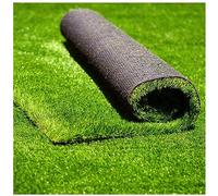 Gazon Artificiel Pelouse Artificielle, Tapis De Gazon Pour Balcon Terrasse, Gazon Synthétique Artificiel Moquette Extérieure,Vert,0.03X1X15m