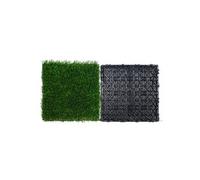 Gazon Artificiel - Vevor - Gazon Artificiel Pelouse Synthétique Extérieur Intérieur 18 Dalles 310 X 310 X 220 Mm,Pour Jardin Multicolore