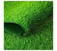 Gazon artificiel réaliste de qualité supérieure de 1 x 10 m - Ln synthétique pour jardin, terrasse et aménagement paysager - Facile à installer en extérieur Flo Solut
