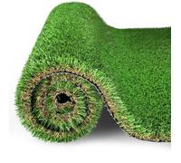 Gazon artificiel SENVIRO 1 m x 3 m rouleau 2 cm vert drainage