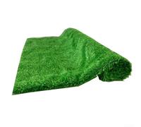 Gazon artificiel vert 1 x 1 m pour jardin et terrasse avec épaisseur de poils de 20 mm pour un look élégant (1 x 1 m)