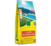 BHS Gazon Rustique Sud | 10kg | 400 m² | Plus Résistant et Mieux Protégé | Résistance aux Conditions Sèches | GRS10