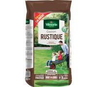 Vilmorin - Gazon Rustique 5kg (1kg Gratuit) - Semences de Gazons - Graine - 3.592E+4 cm3