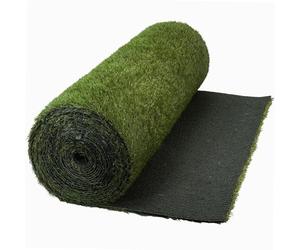 Gazon synthétique 3cm d'épaisseur WERKA PRO 1 x 10m soit 10m² | Résistant aux intempéries, traité anti-UV, perméable, polyvalent, usage jardin et terrasse, balcon, extérieur, épaisseur 3 cm