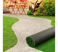 Gazon Synthétique Artificiel 1x10 M 7 Mm D'épaisseur Pour Jardin Et Balcon Vert