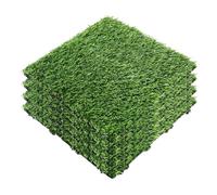 Gazon synthétique artificiel pour sol extérieur respectueux de l'environnement, facile à installer, adapté aux animaux domestiques, parfait pour les patios, les jardins et les aires de jeux