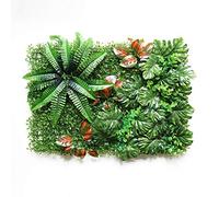 Gazon Synthetique Exterieur,Gazon Artificiel 40x60cm Artificial Green Plant Lawns Tapis pour Maison Jardin Mur Landscaping Vert Plastique Peluche Porte-porte Boutique De toile d'image(A4)