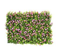 Gazon Synthetique Exterieur,Gazon Artificiel Ivy artificielle feuilles paysages plastique écran de jardin rouleaux mural paysager faux gazon plante mur arrière décor artificiel pelouse(B)
