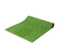 Gazon synthétique Outsunny 1 m x 4 m, tapis de gazon synthétique avec une hauteur de brins de 10 mm, drainage automatique, pour jardin, terrasse, cour, balcon, intérieur et extérieur, vert