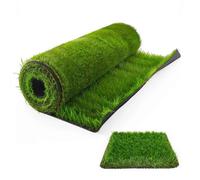 Gazon Synthétique PE 40mm - Jieunan - 1x10MT - 10mq - 4 nuances de vert
