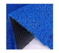 Gazon Synthétique Pour Jardin Extérieur Bleu Gazon Synthétique Haute Densité De 3 Cm D'épaisseur Synthétique À Découper Soi-même Pour Terrasse, Clôture, Décoration Murale(47x118IN)