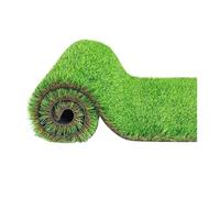 Gazon synthétique réaliste avec Trous de Drainage,Gazon Artificiel d'aspect Naturel, Tapis de Gazon synthétique Doux,pour Jardin, pelouse, terrasse, Balcon(1x8m/3x26ft)