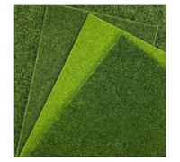 Gazon Synthétique Réaliste, Dalles de Pelouse Artificielle pour Décoration DIY Jardin, Balcon & Terrasse, Tapis d'Herbe Extérieur/Intérieur pour Chiens & Animaux(Thickness 1.5mm-40x100cm/15.7x39.4in)