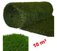 Gazon Synthétique WERKA PRO 10m² 4cm Anti-UV Jardin Extérieur Perméable à L’eau