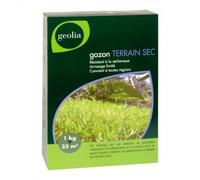 Gazon terrain sec geolia (1 kg - 35 m²)