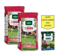 Gazon - Vilmorin - Gazon 7 Jours - 5 kg (x2) + Gazon Ombre Offert - 250 g