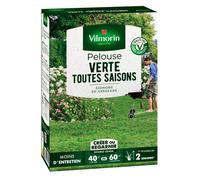 Gazon - Vilmorin - Pelouse verte toutes saisons - 1 kg
