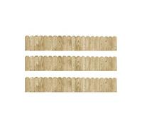 Gazonranden 3 st 120 cm geÃ¯mpregneerd grenenhout3053643