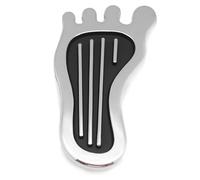 Gazoz Performance Patin de pédale pour interrupteur à variateur d'intensité « Foot » - Chromé