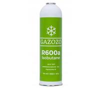 GAZOZO R600a Isobutane - Gaz Réfrigérant 750 ml / 420 g - Pour Réfrigérateurs & Congélateurs - Remplacement R134a / R12 - Bouteille Jetable