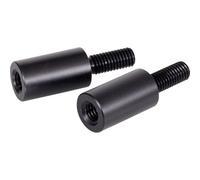 gazzini Rallonge Tige De Clignotant Alu M8, Ø 15,5 mm, noir, paire