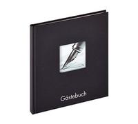 Gb-205-b Fun Livre D'or, 23x25 Cm, Avec Découpe Pour La Conception Personnelle, Noir