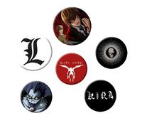 Gb Eye - Bp0641 - Death Note Mix Lot De Badges