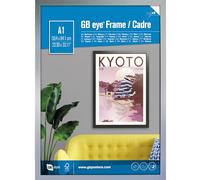 GB eye Cadre MDF A1 (59,4 x 84,1 cm) Argent