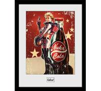 GB eye Fallout Nuka Cola Affiche encadrée de collection 30 x 40 cm