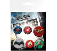 GB Eye, film de la Justice League, mélange de badges