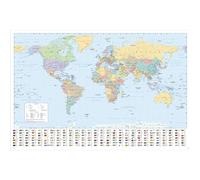 GB eye - HARPER COLLINS Poster Maxi Carte du Monde 21 Française (91,5 x 61 cm)