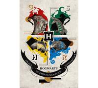 Gb Eye Harry Potter Emblème Animaux Poster (91,5 X 61 Cm)
