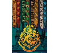 GB eye - HARRY POTTER Poster Drapeaux des maisons (91.5 x 61 cm)