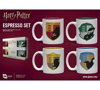 GB eye Harry Potter Tasses à expresso pack de 4 House Pride GYE-MGS0018