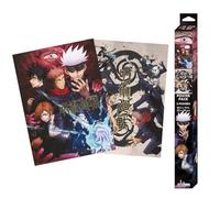 Set 2 Posters Chibi Jujutsu Kaisen Groupe et écoles
