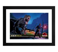 GB eye - JURASSIC PARK Tirage encadré Alan Grant vs T-Rex