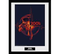 GB eye LTD, 2001 A Space Odyssey, impression graphique, encadrée 30 x 40 cm, bois, varié, 52 x 44 x 3 cm