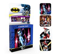 Lot de 4 dessous de verre DC Comics Harley Quinn