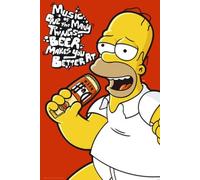 GB eye Ltd Poster Simpsons Homer Music (61 X 91.5Cm)