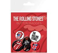 GB eye LTD, The Rolling Stones, Lips, Set de Boutons BP0429 Multicolore