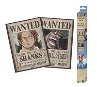 GB eye - ONE PIECE Set 2 Chibi Posters Wanted Shanks & Blackbeard
