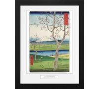 GB eye - HIROSHIGE Tirage encadré La périphérie de Koshigay