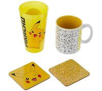 Coffret Cadeau POKEMON PIKACHU - Un Mug, un Verre et deux Dessous de Verre - GB eye