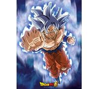 GB eye - Poster DRAGON BALL SUPER Goku Ultra Instinct - Produit Officiel - Affiche - Dimensions 52 x 38 cm